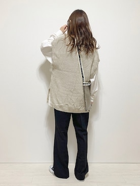 「cuorequal（クオレコール）のアイテム（トップス）」を使った、aikoさん（レディース・165cm）の冬コーディネート