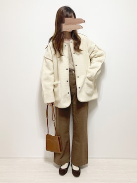 「cuorequal（クオレコール）のアイテム（バッグ）」を使った、aikoさん（レディース・165cm）の冬コーディネート