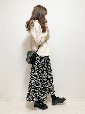 「cuorequal（クオレコール）のアイテム（バッグ）」を使った、aikoさん（レディース・165cm）の冬コーディネート