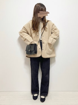 「cuorequal（クオレコール）のアイテム（バッグ）」を使った、aikoさん（レディース・165cm）の冬コーディネート