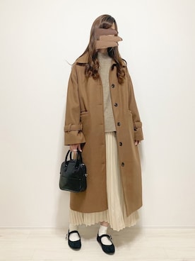 「cuorequal（クオレコール）のアイテム（バッグ）」を使った、aikoさん（レディース・165cm）の冬コーディネート