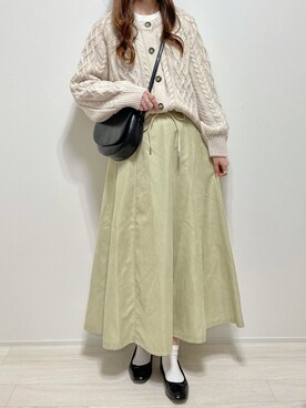 「cuorequal（クオレコール）のアイテム（トップス）」を使った、aikoさん（レディース・165cm）の冬コーディネート