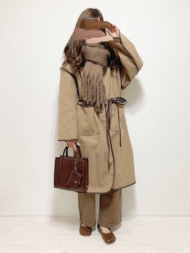 「cuorequal（クオレコール）のアイテム（パンツ）」を使った、aikoさん（レディース・165cm）の秋コーディネート