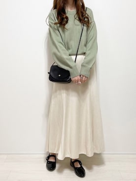 「cuorequal（クオレコール）のアイテム（バッグ）」を使った、aikoさん（レディース・165cm）の冬コーディネート