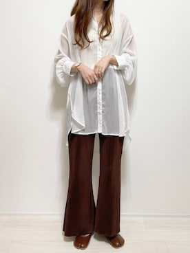 「cuorequal（クオレコール）のアイテム（シューズ）」を使った、aikoさん（レディース・165cm）の春コーディネート