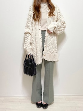 「cuorequal（クオレコール）のアイテム（バッグ）」を使った、aikoさん（レディース・165cm）の春コーディネート