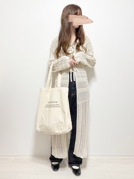 「cuorequal（クオレコール）のアイテム（トップス）」を使った、aikoさん（レディース・165cm）の春コーディネート