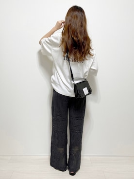 「cuorequal（クオレコール）のアイテム（パンツ）」を使った、aikoさん（レディース・165cm）の春コーディネート