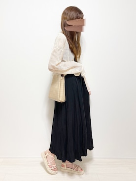 「cuorequal（クオレコール）のアイテム（シューズ）」を使った、aikoさん（レディース・165cm）の春コーディネート