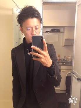 「ato（アトウ）のアイテム（ジャケット/アウター）」を使った、tomoさん（メンズ・181cm）の秋コーディネート