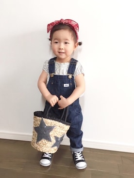 kanon&riiさん（キッズ・80cm）の夏コーディネート