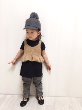 kanon&riiさん（キッズ・80cm）の夏コーディネート