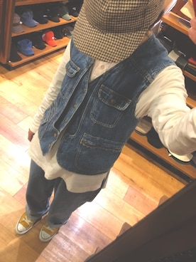 「SILVER TAB（シルバータブ）のアイテム」を使った、KINGさん（レディース・163cm）の冬コーディネート