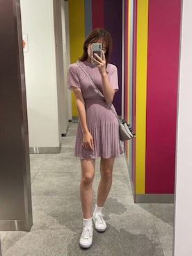 「NINE WEST（ナインウエスト）のアイテム」を使った、Sharonさん（レディース・162cm）の夏コーディネート