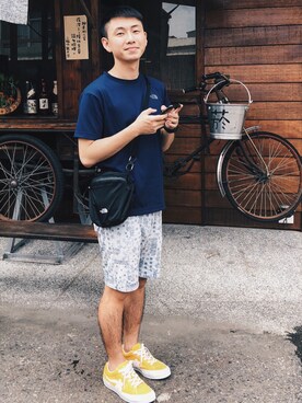「PROVIDERのアイテム」を使った、Dexterさん（メンズ・163cm）の夏コーディネート
