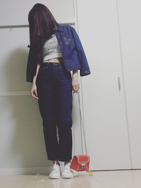 「ヘソだし」｜mii ♡さん（レディース・164cm・30代）の夏コーディネート