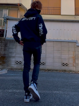 「WHEIR（ウェア）のアイテム」を使った、TAKAさん（メンズ・167cm）の冬コーディネート