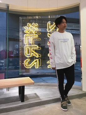 「FR2（エフアールツー）のアイテム」を使った、SHUNさん（メンズ・169cm）の春コーディネート