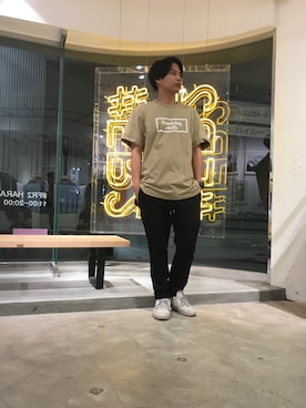 「FR2（エフアールツー）のアイテム」を使った、SHUNさん（メンズ・169cm）の夏コーディネート