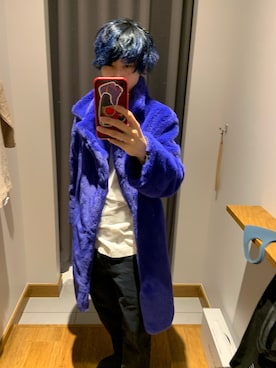 「青髪」｜Yuto_kgインスタフォローお願い！さん（メンズ・160cm）の春コーディネート