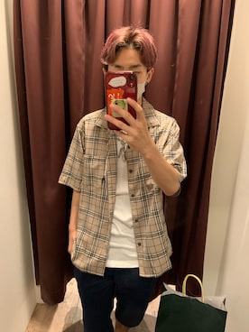 「bluebell（ブルーベル）のアイテム」を使った、Yuto_kgインスタフォローお願い！さん（メンズ・160cm）の夏コーディネート