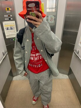 「STUDIO SEVEN（スタジオ セブン）のアイテム（ジャケット/アウター）」を使った、Yuto_kgインスタフォローお願い！さん（メンズ・160cm）の秋コーディネート