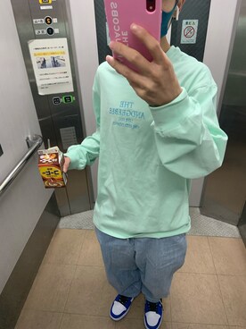「ANDGEEBEE（アンジービー）のアイテム」を使った、Yuto_kgインスタフォローお願い！さん（メンズ・160cm）の春コーディネート