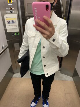 「ANDGEEBEE（アンジービー）のアイテム」を使った、Yuto_kgインスタフォローお願い！さん（メンズ・160cm）の春コーディネート