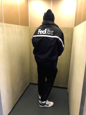「RIPNDIP（リップンディップ）のアイテム（帽子）」を使った、ak112611さん（メンズ・172cm）の春コーディネート