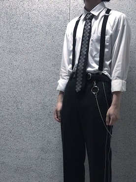 「アイテム（フォーマルスーツ/小物）」を使った、おゆさん（メンズ・170cm・10代）の夏コーディネート
