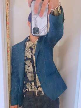 「STUDIOUS（ステュディオス）のアイテム（フォーマルスーツ/小物）」を使った、Shunsuke.Aさん（メンズ・172cm）の夏コーディネート