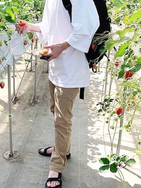 「URBAN RESEARCH（アーバンリサーチ）のアイテム（サンダル）」を使った、ととろさん（メンズ・174cm）の春コーディネート