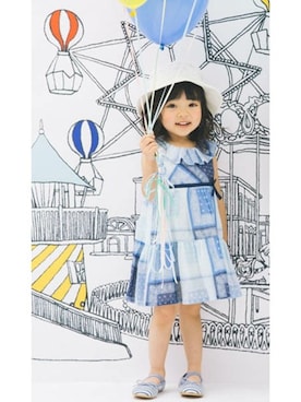 「sense of wonder（センスオブワンダー）のアイテム」を使った、KAZUさん（キッズ・89cm）の夏コーディネート