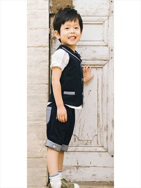 「アイテム（ソックス/靴下）」を使った、KAZUさん（キッズ・92cm）の夏コーディネート