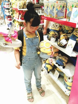 「RETRO GIRL（レトロガール）のアイテム」を使った、ティゲちゃまさん（キッズ・125cm）の夏コーディネート