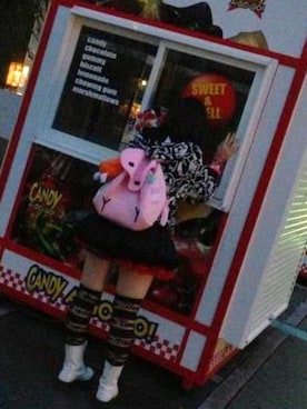 「JSG（ジェイエスジー）のアイテム」を使った、もちさん（レディース・153cm）の夏コーディネート