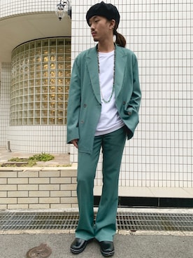 「THRAW」｜ゆっきーさん（メンズ・170cm）の春コーディネート