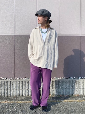 「THRAW」｜ゆっきーさん（メンズ・170cm）の春コーディネート