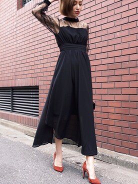 「My shawty（ﾏｲｼｬｳﾃｨｰ）のアイテム（ワンピース）」を使った、Myshawty officialさん（レディース・160cm）の春コーディネート