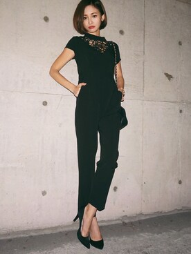 「My shawty（ﾏｲｼｬｳﾃｨｰ）のアイテム（オールインワン・サロペット）」を使った、Myshawty officialさん（レディース・160cm）の春コーディネート