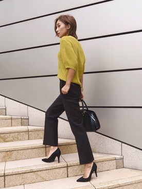 「My shawty（ﾏｲｼｬｳﾃｨｰ）のアイテム（パンツ）」を使った、Myshawty officialさん（レディース・160cm）の秋コーディネート