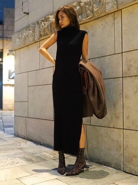 「My shawty（ﾏｲｼｬｳﾃｨｰ）のアイテム（ワンピース）」を使った、Myshawty officialさん（レディース・160cm）の秋コーディネート