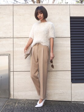 「My shawty（ﾏｲｼｬｳﾃｨｰ）のアイテム（パンツ）」を使った、Myshawty officialさん（レディース・160cm）の冬コーディネート