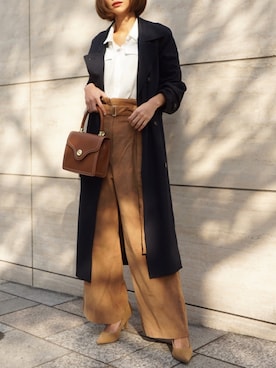 「My shawty（ﾏｲｼｬｳﾃｨｰ）のアイテム（パンツ）」を使った、Myshawty officialさん（レディース・160cm）の冬コーディネート