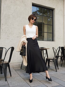 「My shawty（ﾏｲｼｬｳﾃｨｰ）のアイテム（スカート）」を使った、Myshawty officialさん（レディース・160cm）の春コーディネート