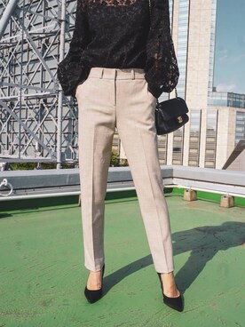 「My shawty（ﾏｲｼｬｳﾃｨｰ）のアイテム（パンツ）」を使った、Myshawty officialさん（レディース・160cm）の春コーディネート