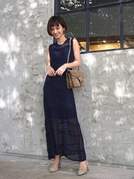 「My shawty（ﾏｲｼｬｳﾃｨｰ）のアイテム（ワンピース）」を使った、Myshawty officialさん（レディース・160cm）の夏コーディネート