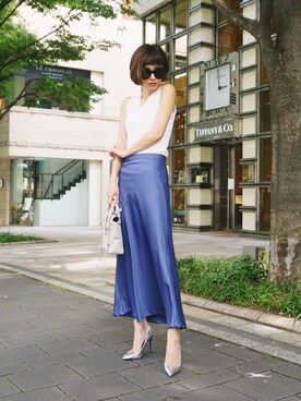 「My shawty（ﾏｲｼｬｳﾃｨｰ）のアイテム（スカート）」を使った、Myshawty officialさん（レディース・160cm）の夏コーディネート