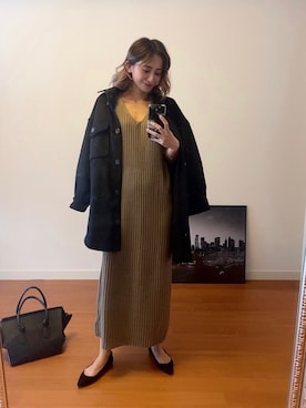 「My shawty（ﾏｲｼｬｳﾃｨｰ）のアイテム（その他アウター）」を使った、Myshawty officialさん（レディース・160cm）の秋コーディネート