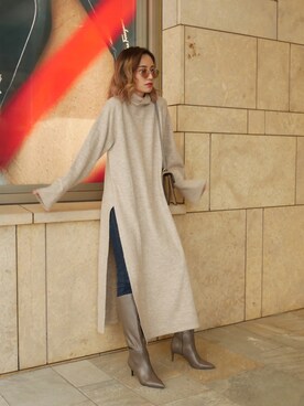 「My shawty（ﾏｲｼｬｳﾃｨｰ）のアイテム（ワンピース）」を使った、Myshawty officialさん（レディース・160cm）の秋コーディネート